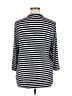 Calvin Klein Stripes Black 3/4 Sleeve Blouse Size XL - photo 2