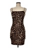 Popular 21 Animal Print Brown Cocktail Dress Size M - photo 1
