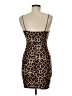 Popular 21 Animal Print Brown Cocktail Dress Size M - photo 2