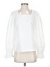 Shein White Long Sleeve Blouse Size 4 - photo 1