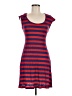 Division E Stripes Red Casual Dress Size M - photo 1