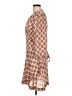 Roller Rabbit 100% Viscose Paisley Tan Pink Casual Dress Size L - photo 5