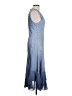 Komarov 100% Polyester Tie-dye Blue Cocktail Dress Size Lg (3) - photo 4