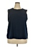 Athletic Works 100% Polyester Blue Sleeveless T-Shirt Size 3X - photo 1
