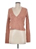 Le Lis 100% Acrylic Metallic Pink Pullover Sweater Size M - photo 1