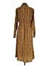 Assorted Brands 100% Polyester Paisley Brown Casual Dress Size L - photo 2