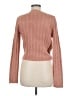 Le Lis 100% Acrylic Metallic Pink Pullover Sweater Size M - photo 2