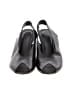 Anonymous 100% Leather Black Wedges Size EU 39 - photo 2
