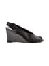 Anonymous 100% Leather Black Wedges Size EU 39 - photo 1