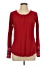 Pink Rose Red Long Sleeve Top Size L - photo 1