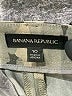 Banana Republic 100% Polyester Camo Green Cargo Pants Size 10 - photo 7