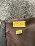 Caslon 100% Polyester Solid Brown Formal Skirt Size 12 - photo 4