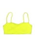 No Boundaries Yellow Swimsuit Top Size M - photo 1