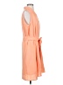 MING WANG Solid Orange Casual Dress Size S - photo 4