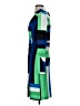 Halston Color Block Green Casual Dress Size 2 - photo 5