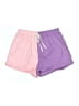 Romwe Color Block Purple Athletic Shorts Size L - photo 1