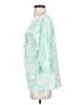 Dina Be 100% Polyester Green 3/4 Sleeve Blouse Size S - photo 5