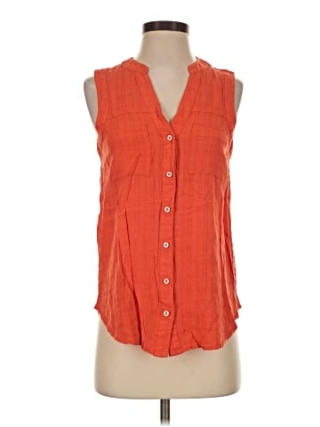 Maeve Sleeveless Button-Down Shirt (view 1)