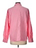 Chico's Color Block Pink Long Sleeve Button-Down Shirt Size Lg (2) - photo 2