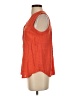Maeve Orange Sleeveless Button-Down Shirt Size 2 - photo 5