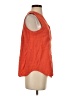 Maeve Orange Sleeveless Button-Down Shirt Size 2 - photo 4