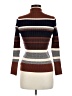 Shein Stripes Brown Turtleneck Sweater Size 6 - photo 2