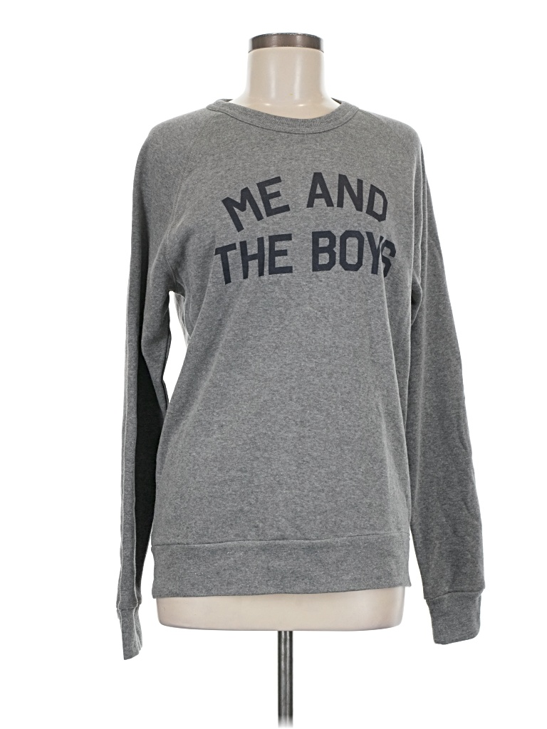 Pre-owned Assorted Brands Sweatshirt In Gray