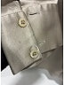 Gucci 100% Silk Metallic Silver Long Sleeve Silk Top Size EU (IT) 42 / US 6 - photo 4