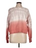 525 America 100% Cotton Tie-dye Pink Pullover Sweater Size L - photo 1