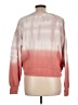 525 America 100% Cotton Tie-dye Pink Pullover Sweater Size L - photo 2