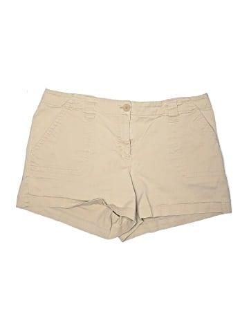 New York & Company Khaki Shorts (view 1)