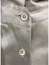 Gucci 100% Silk Metallic Silver Long Sleeve Silk Top Size EU (IT) 42 / US 6 - photo 8