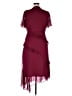 Lulus 100% Polyester Burgundy Cocktail Dress Size XL - photo 2