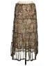 NY Collection 100% Polyester Animal Print Brown Casual Skirt Size L - photo 2