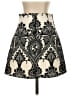 Zara Graphic Ivory Black Formal Skirt Size XS - photo 2