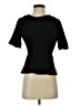 C. Luce 100% Polyester Black Short Sleeve Top Size S - photo 1