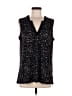 Ellen Tracy Black Sleeveless Blouse Size L - photo 1
