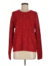 Lucky Brand Hearts Red Pullover Sweater Size M - photo 1