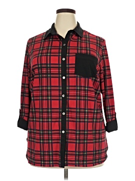 Nygard 3/4 Sleeve Button-Down Shirt (view 1)