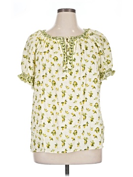 Max Studio Short Sleeve Blouse