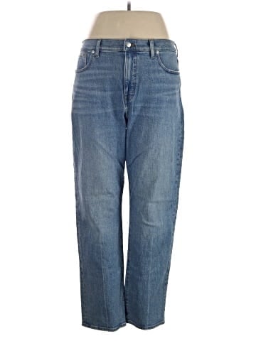 Madewell The '90s Straight Jean in Rondell Wash: Crease Edition (view 1)