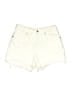 H&M Ivory Denim Shorts Size 6 - photo 1