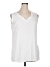 Unbranded White Sleeveless T-Shirt Size XL - photo 1