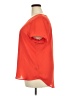 Apt. 9 100% Polyester Orange Short Sleeve Blouse Size XXL - photo 5