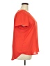 Apt. 9 100% Polyester Orange Short Sleeve Blouse Size XXL - photo 4