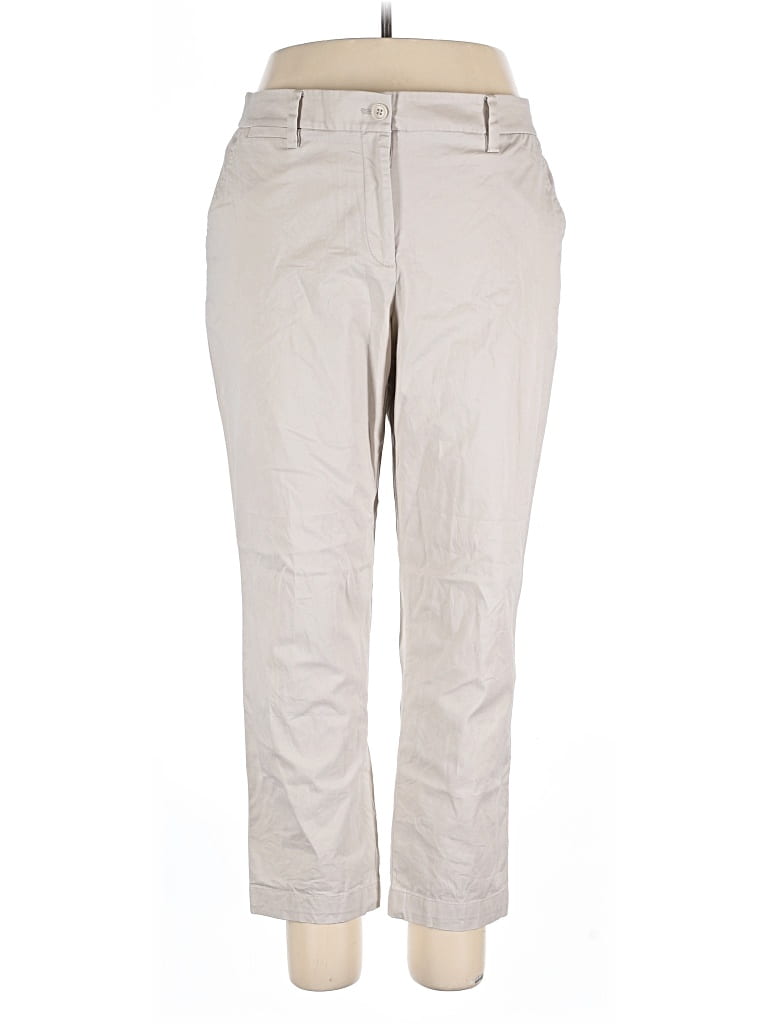 Pre-owned Talbots Khaki Pant In Tan
