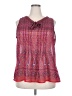 Old Navy 100% Polyester Red Sleeveless Blouse Size 2X - photo 1
