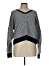 ABLE 100% Cotton Chevron-herringbone Gray Pullover Sweater Size L - photo 1