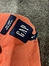 Gap 100% Cotton Houndstooth Orange Long Sleeve Button-Down Shirt Size M - photo 7