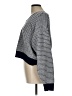 ABLE 100% Cotton Chevron-herringbone Gray Pullover Sweater Size L - photo 5